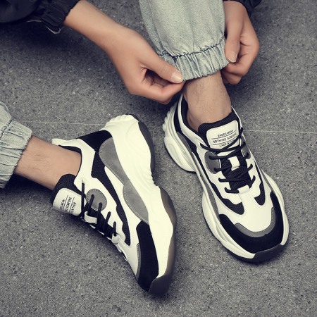 New Casual Shoes Color Matching Increased Platform Sneakers