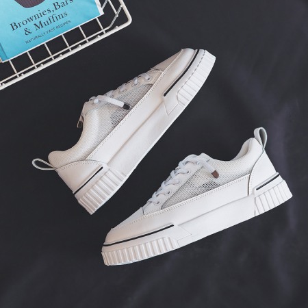 Breathable White Shoes Women Summer Net Shoes Female Students Running Casual Shoes Women